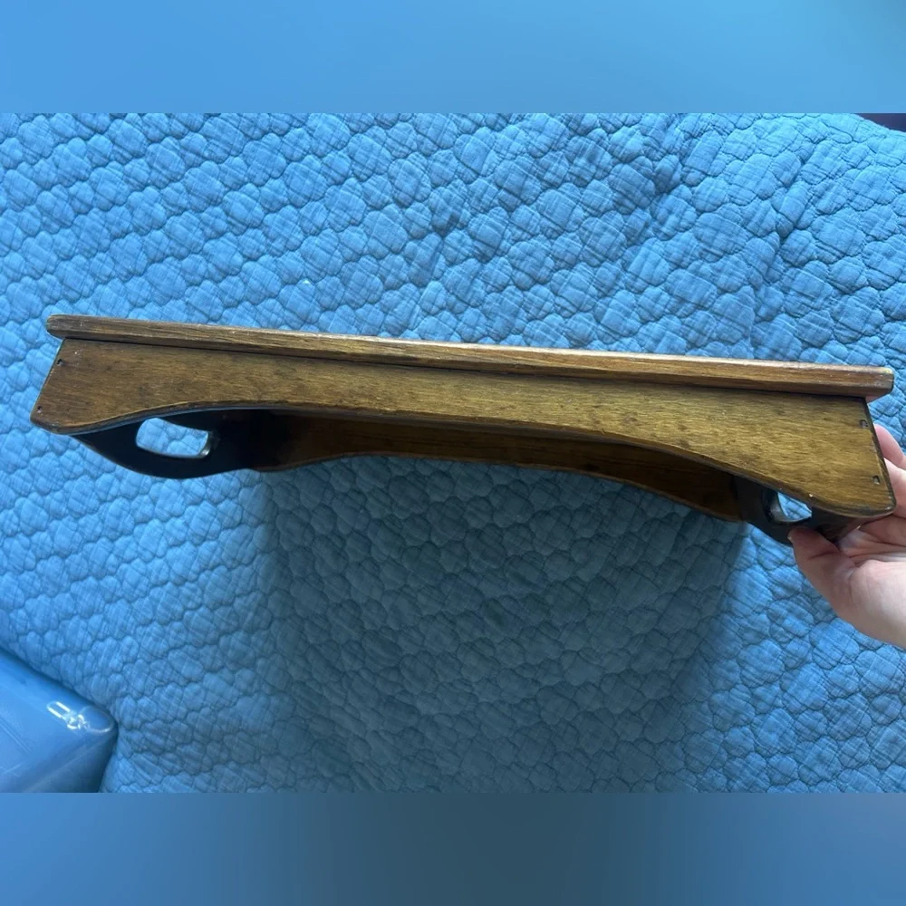Vintage Wooden Bath/Serving Tray Decor